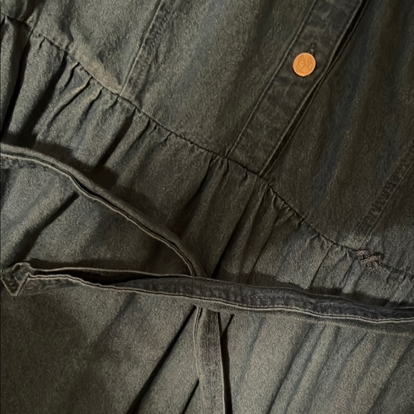 Draper James Green and Blue Sleeveless Tiered Sundress - Picture 3 of 3